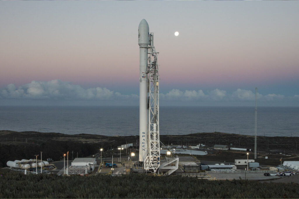 A successful SpaceX launch at Vandenberg Space Force Base.