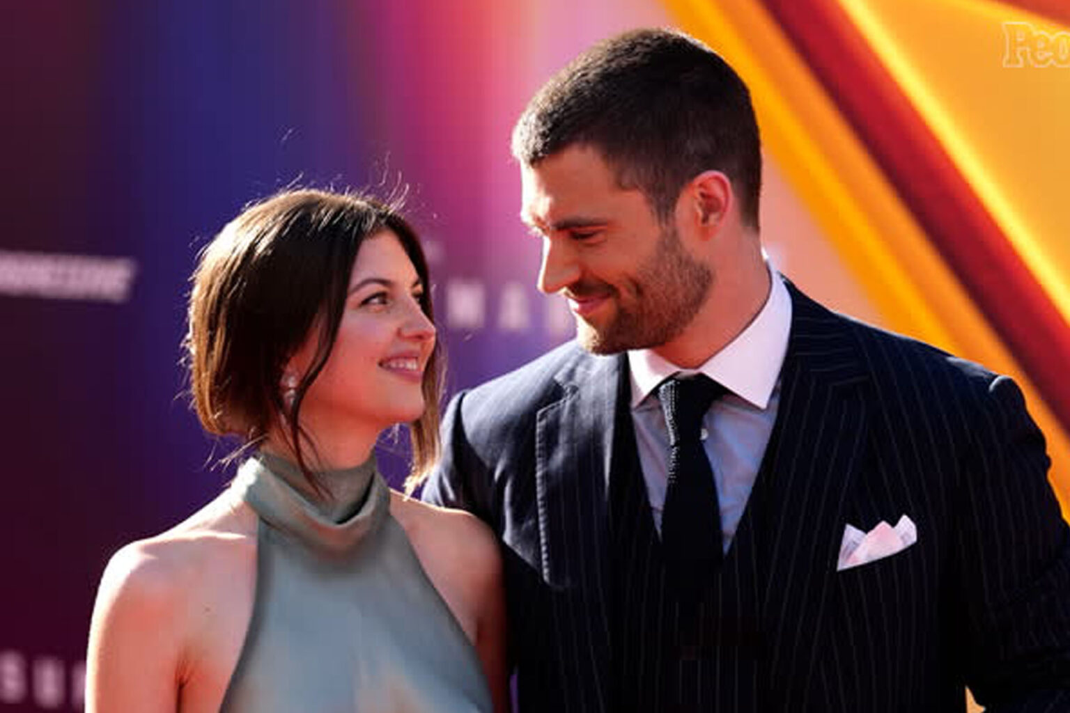 David Corenswet at a red carpet event, sparking interest about David Corenswet wife.