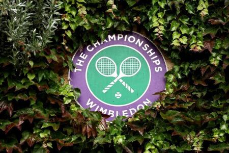 Wimbledon 2025 official logo.