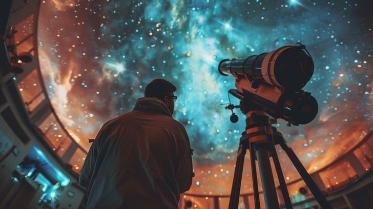 A breathtaking view of distant galaxies, a study for astronomers